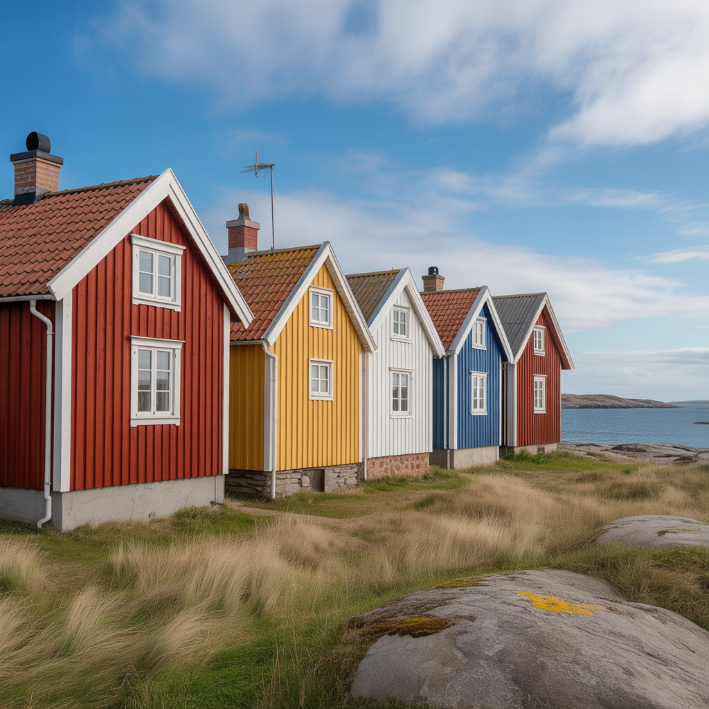 12.Vilken farg fungerar bast pa ett hus vid kusten