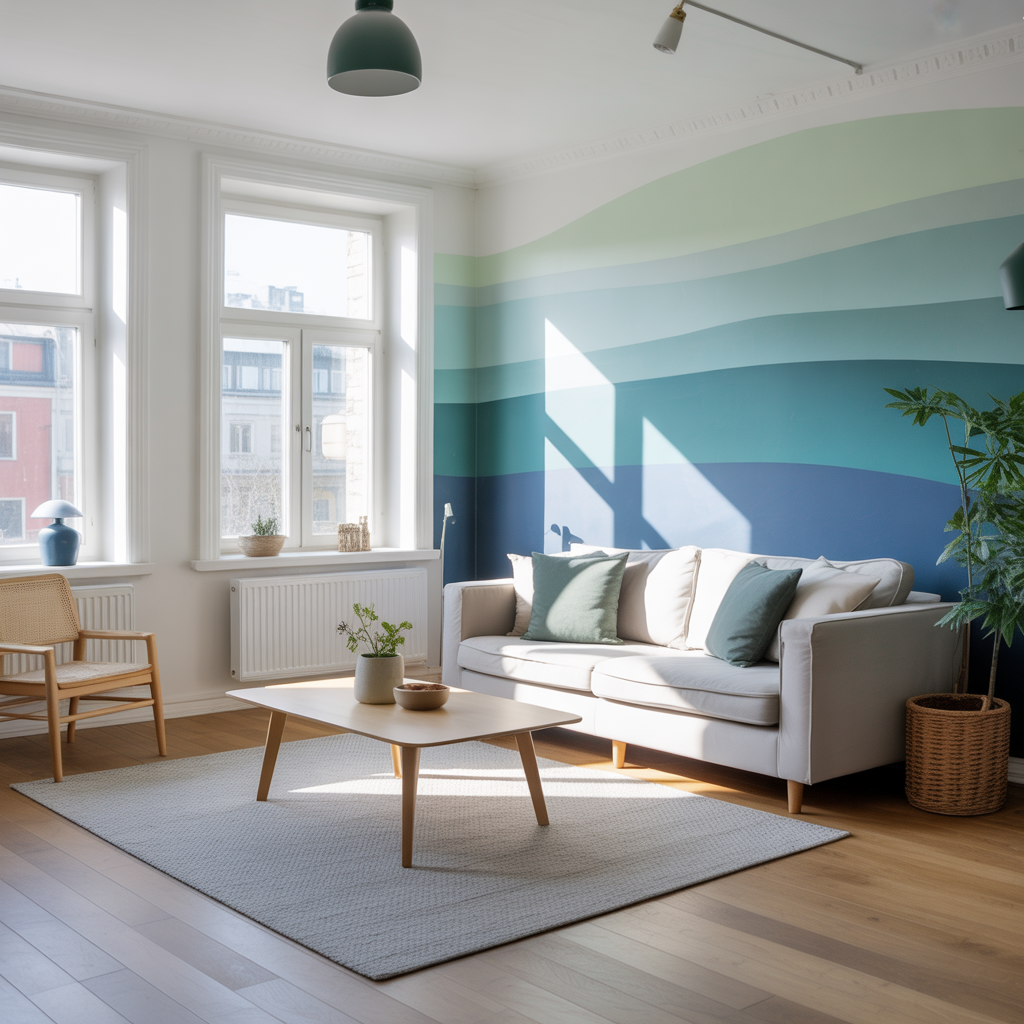 5.Sa malar du en fondvagg med flera nyanser for en unik look