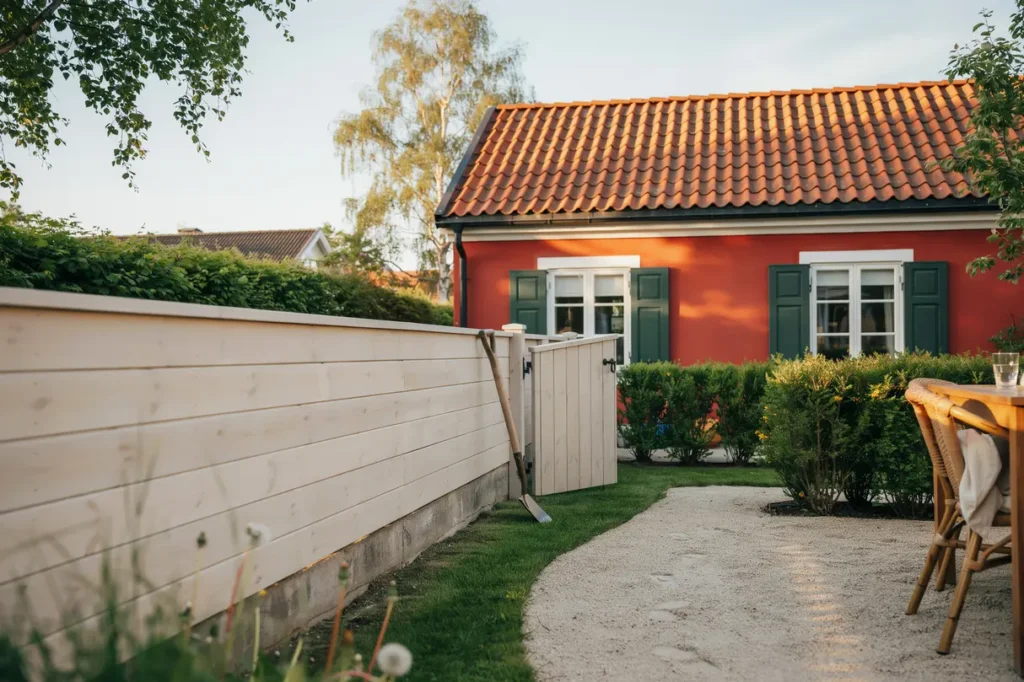 juli r b sta tiden f r att m la plank och staket s lyckas du i sommarv rmen